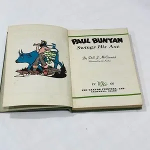 Other | Vintage Paul Bunyan Swings His Axe Book | Poshmark